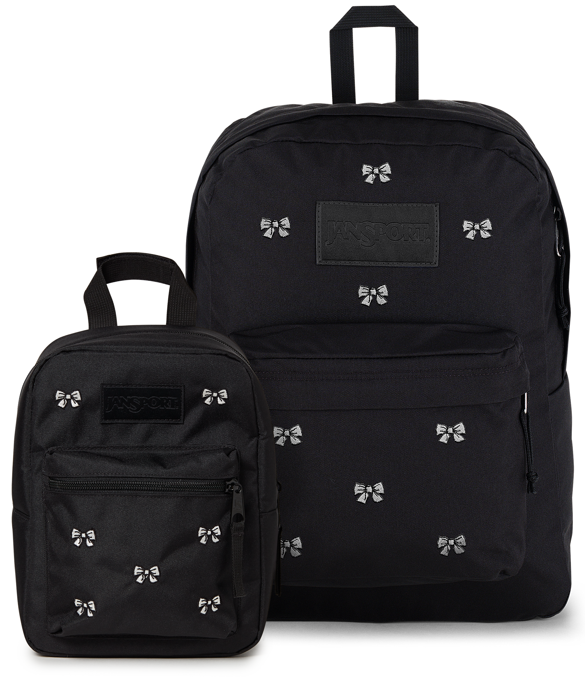 SuperBreak® Plus Embroidered Bows Black Set